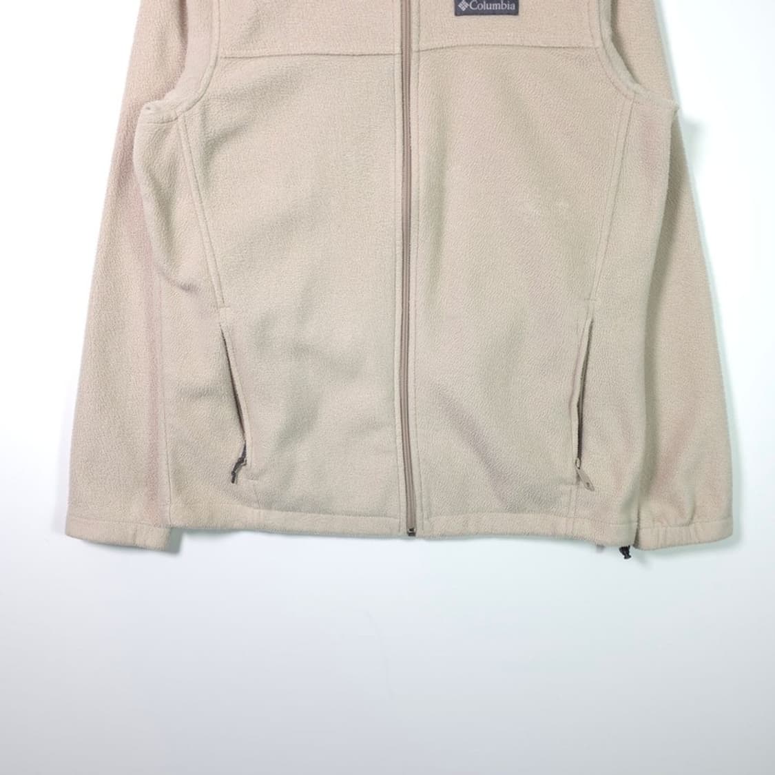 컬럼비아 오트밀 베이지 후리스 집업 자켓 L 상품이미지4