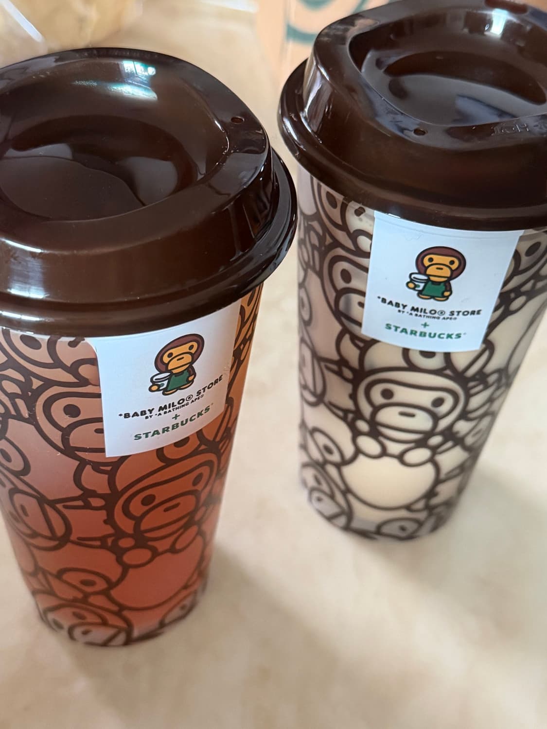 스타벅스 베이프 마일로 리유저블 컵 브라운 상품이미지1