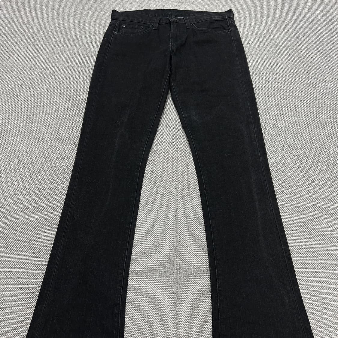 폴로 우먼스 흑청 플레어 데님팬츠(28) 상품이미지2