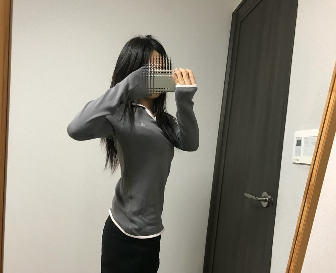 아디다스 그레이 핑크 여성 롱슬리브 상품이미지1