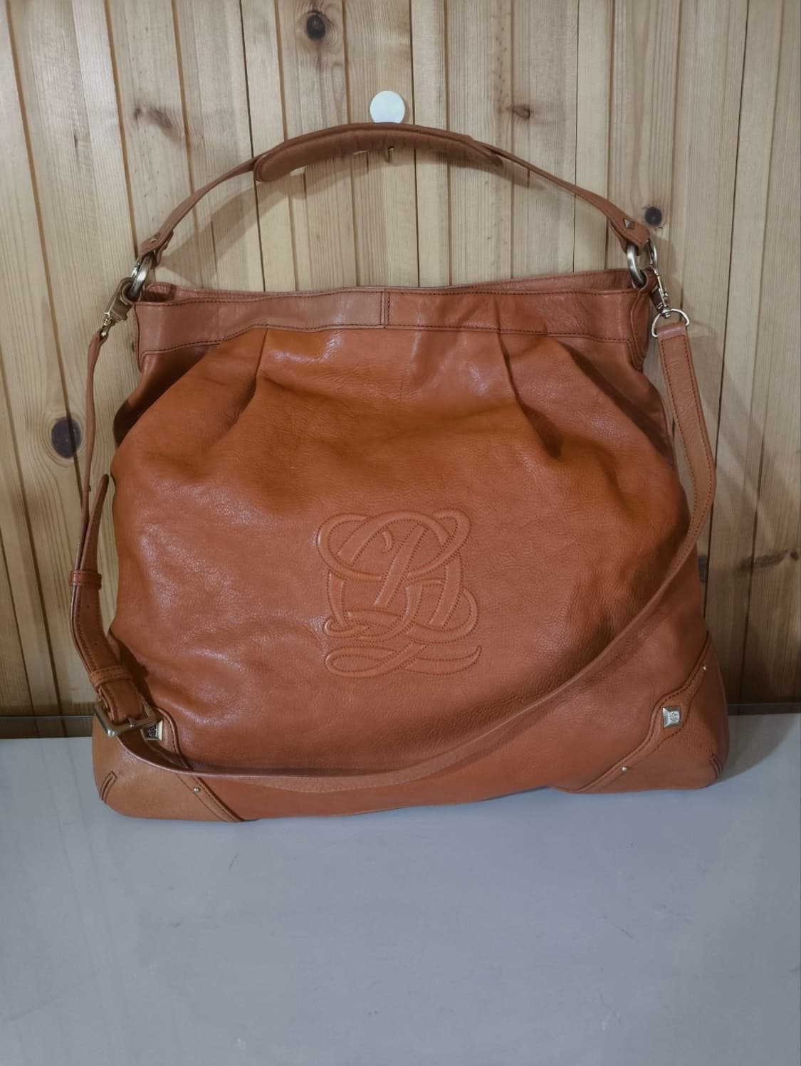 루이까또즈 토트백 숄더백 투톤레더 호보백 상품이미지1