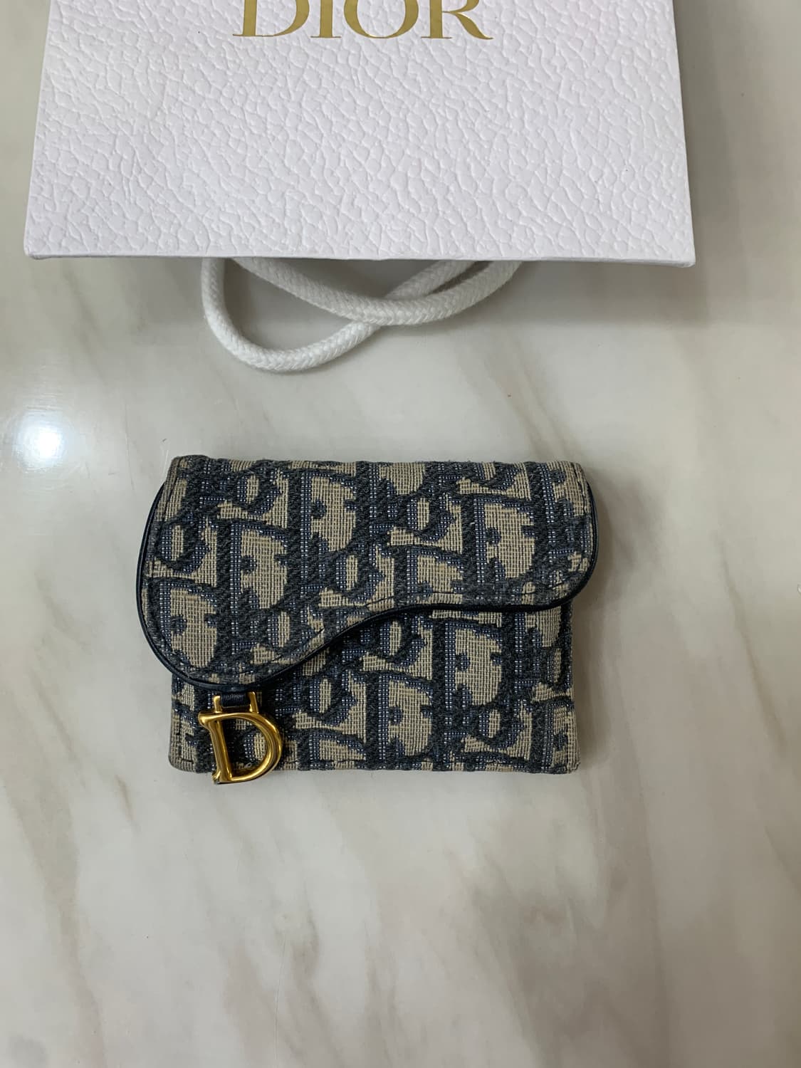 디올 새들 카드지갑 S급 상품이미지1