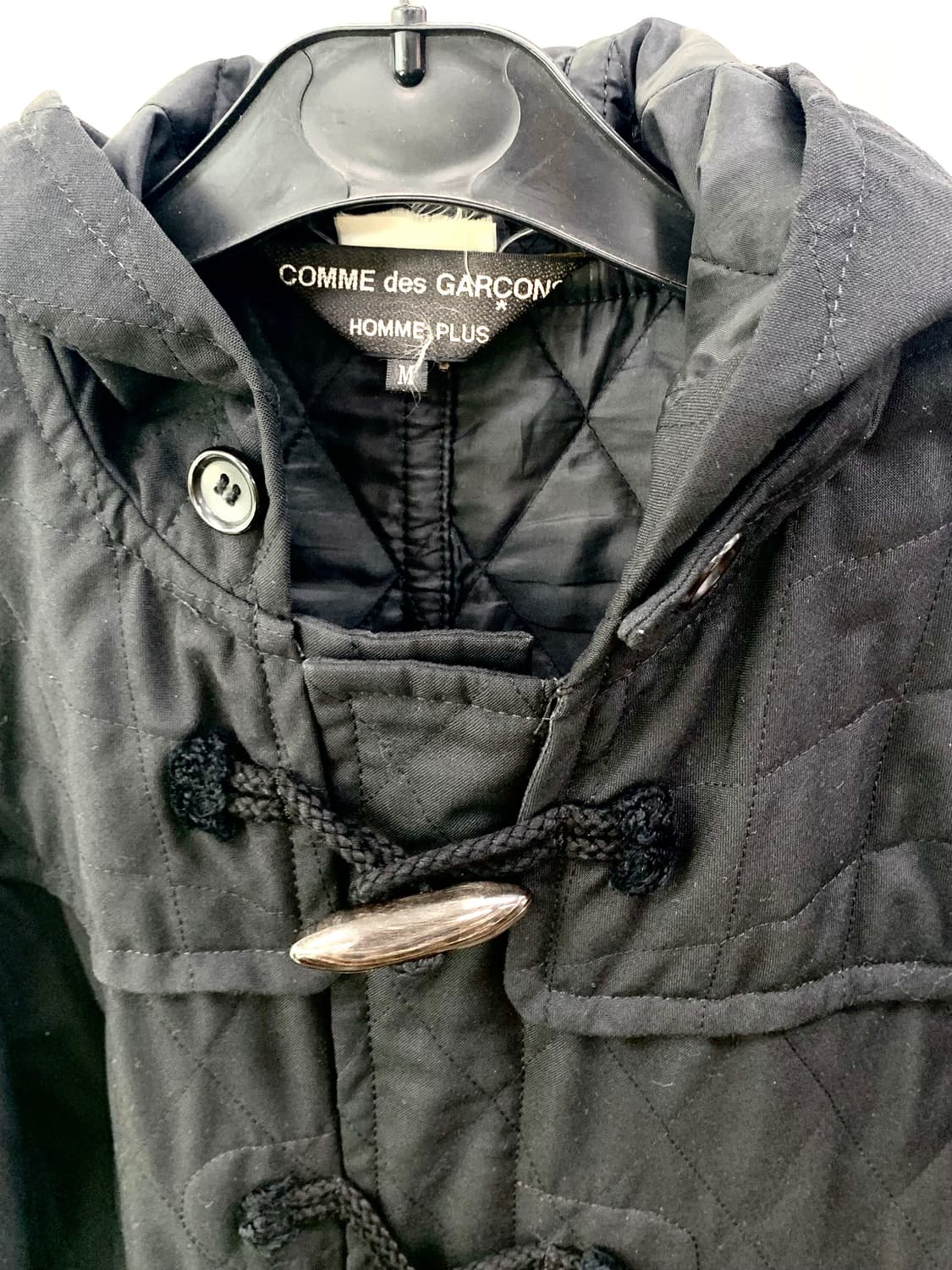 꼼데가르송 옴므 플러스 다이아몬드 퀄팅 더플 코트(AD2013) 상품이미지3