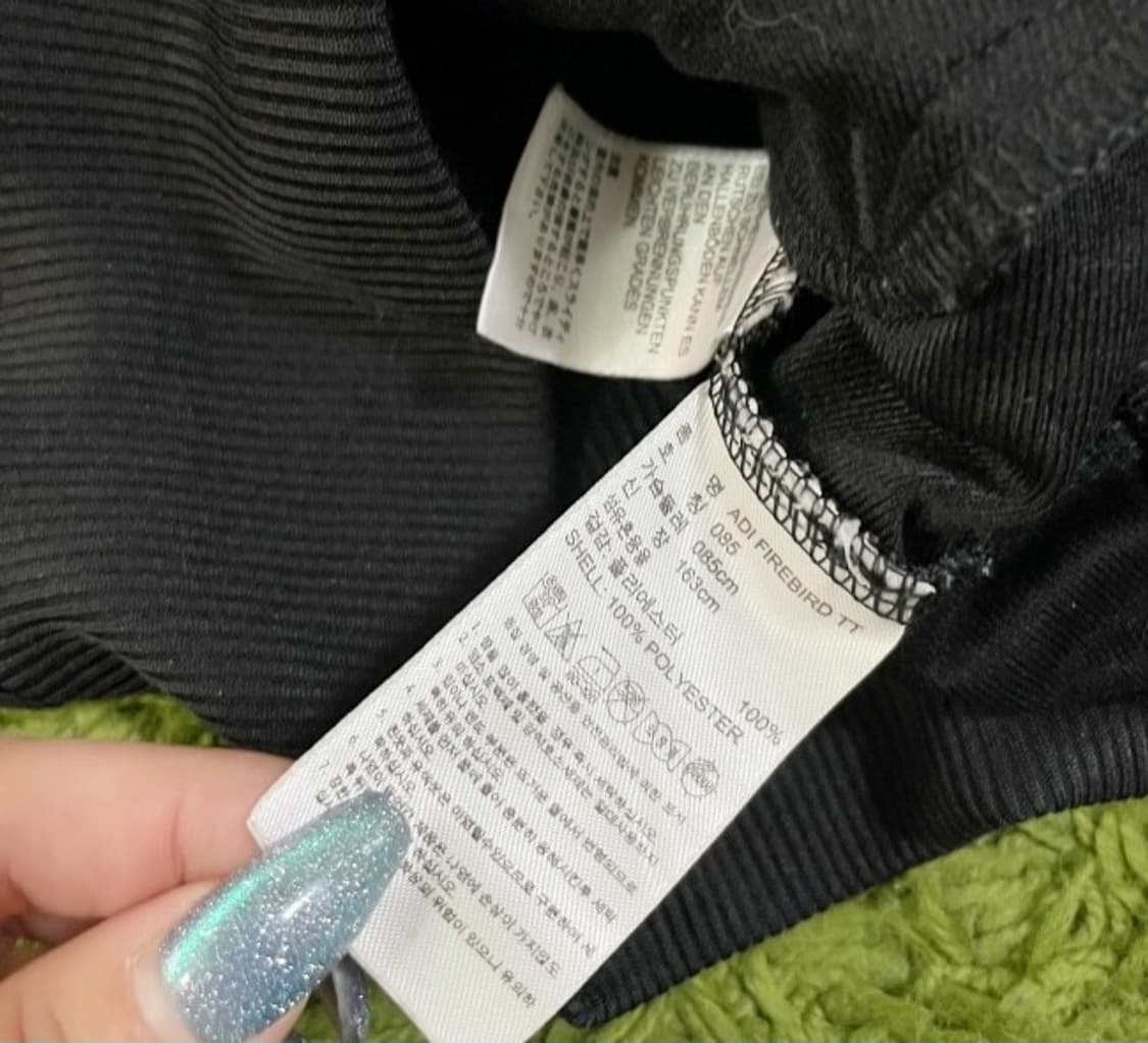 아디다스 파이어버드 블랙 검정 트랙탑 져지집업 85/XS 상품이미지4