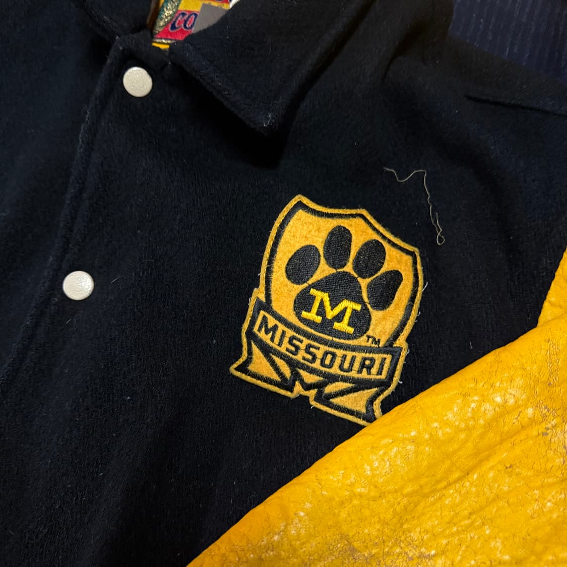 Coopoer Collegiate 미주리 타이거즈 바시티 자켓 L 상품이미지3