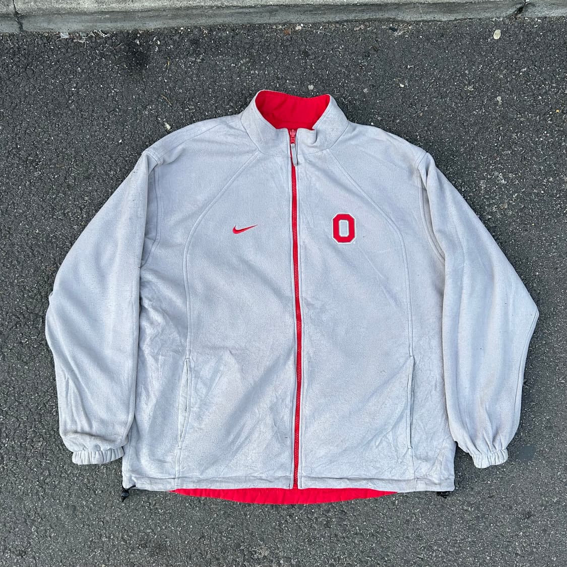 00s 나이키 리버시블 팀 미국 오하이오 바람막이 올드스쿨 트랙자켓 XL 상품이미지1
