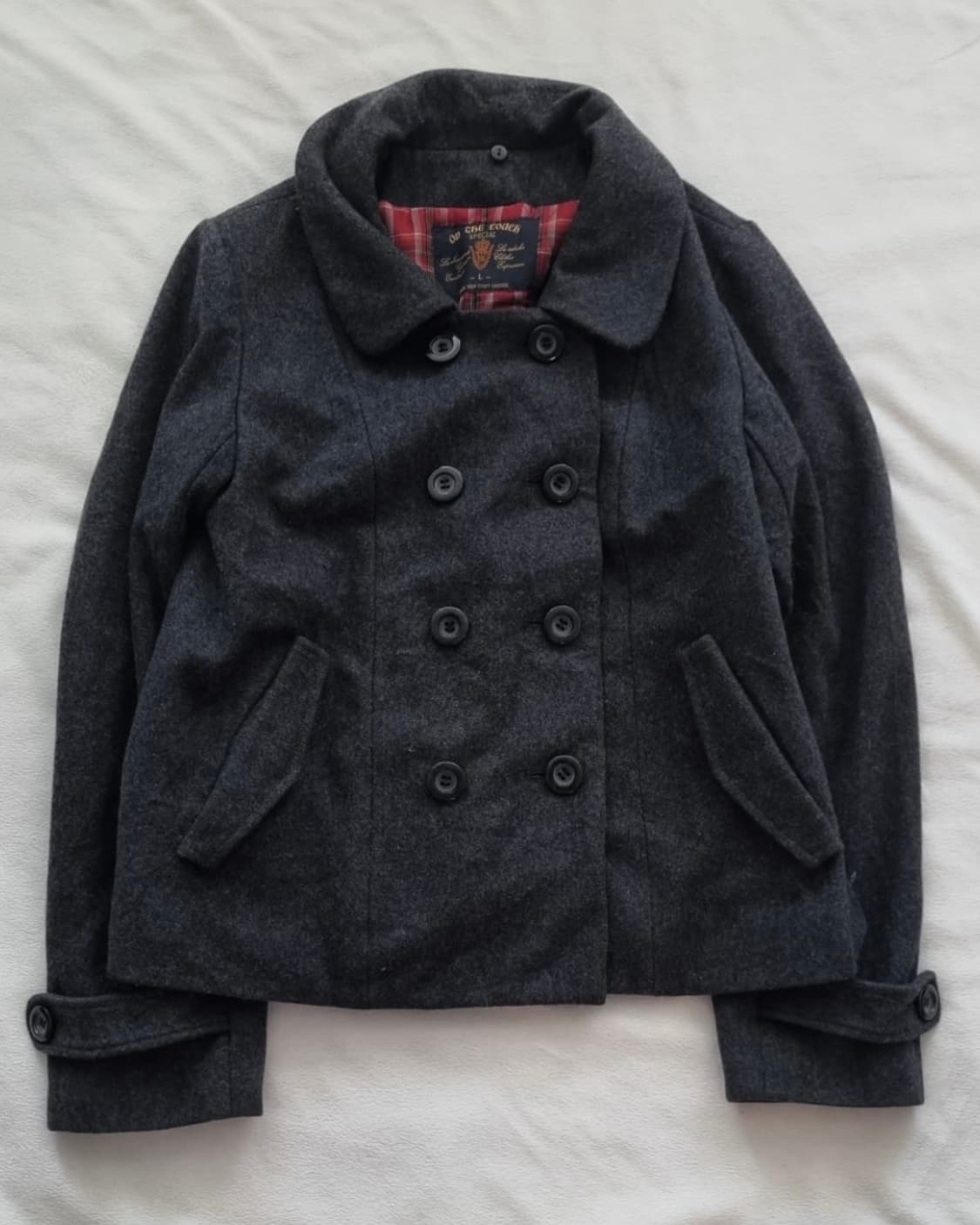 빈티지 코이세이오 더블코트 도트 코디세트 상품이미지3