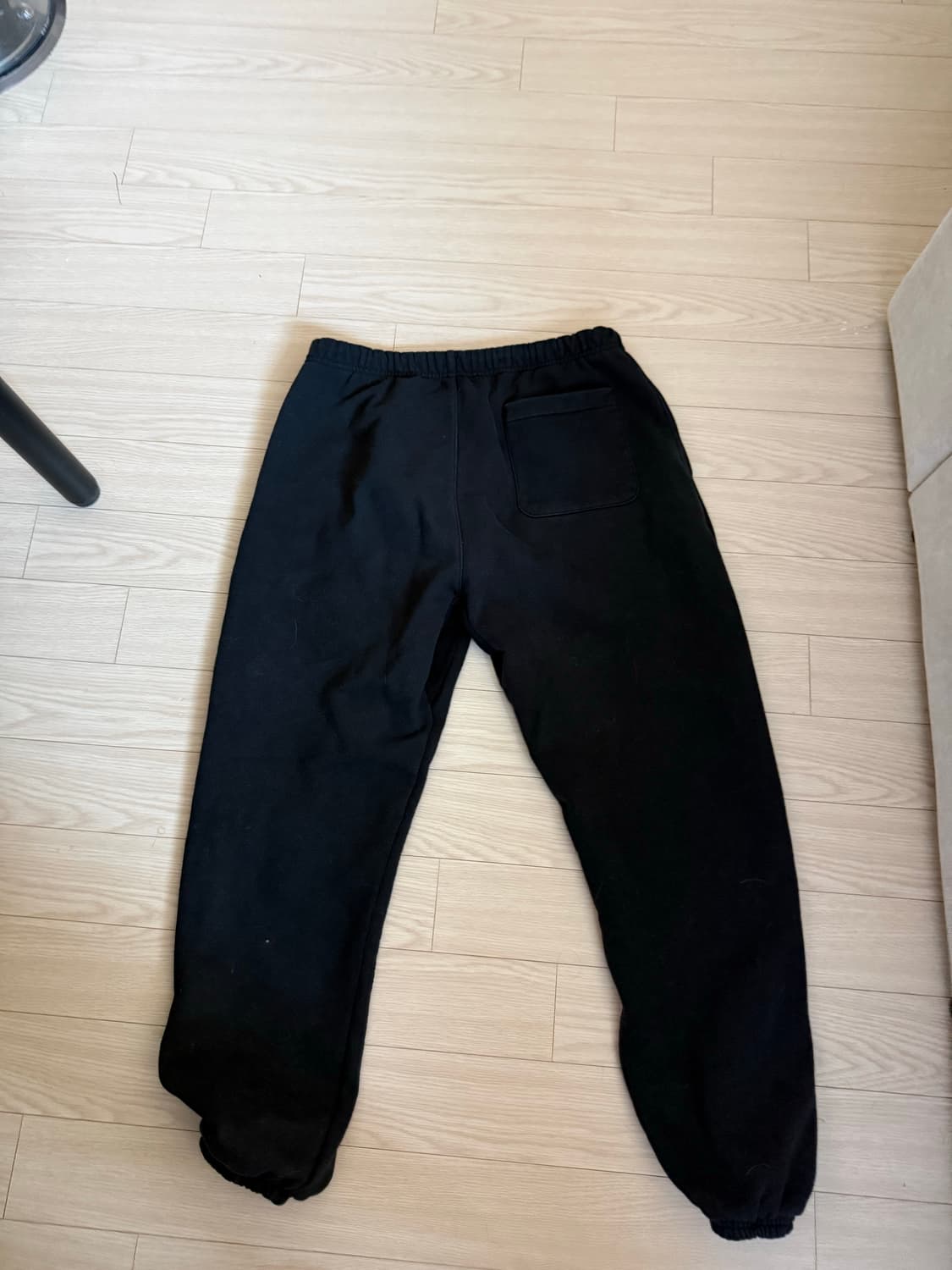 챔피온 리버스위브 120 기모 릴렉스드 조거팬츠 (L, 블랙) 상품이미지3