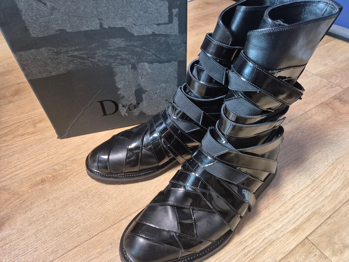 디올옴므 by 크리스반아쉐 페이던트 스트랩 부츠 44 상품이미지1