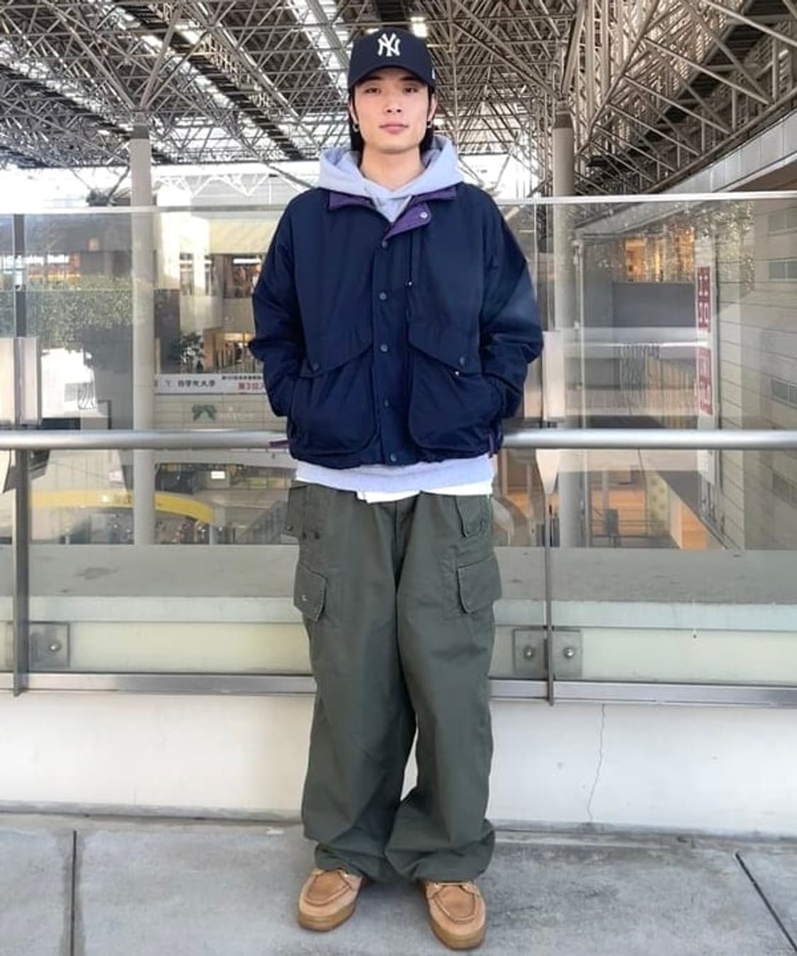 Beams 빔즈 립스탑 카고 팬츠 올리브 M 상품이미지3