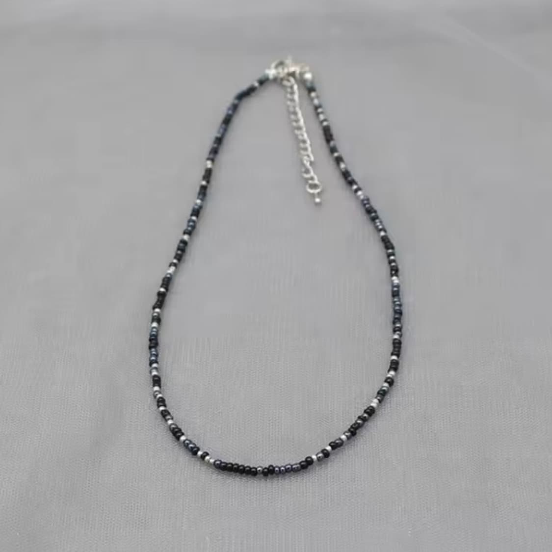 화산석 비즈 목걸이 상품이미지1