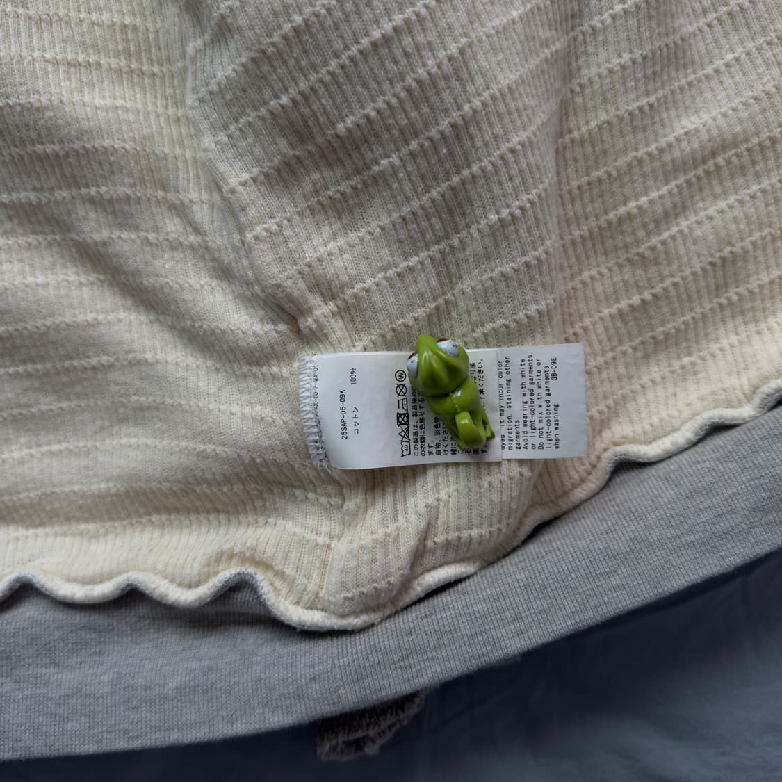 [3] 아프레쎄 25SS 빈티지 후드집업 그레이 상품이미지5