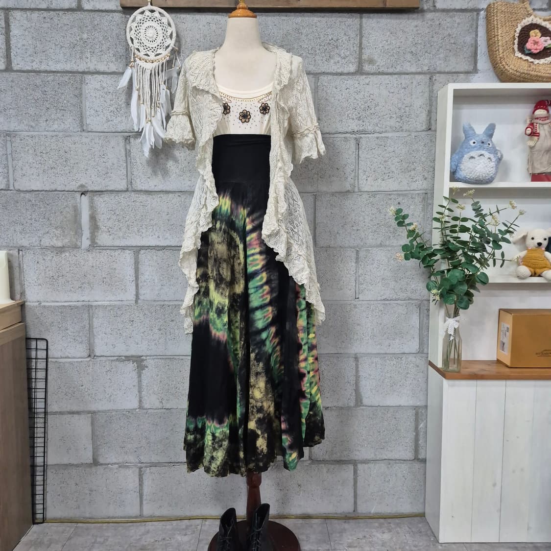 나염 그런지 롱원피스  상품이미지6