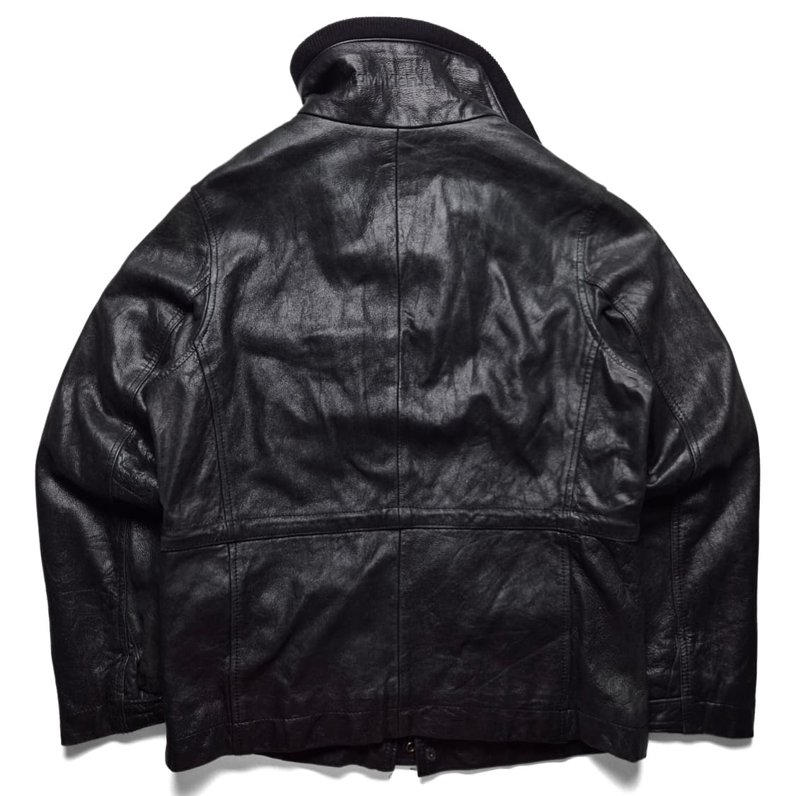 [M] 캘빈클라인 소가죽 하이넥 레더자켓 상품이미지7