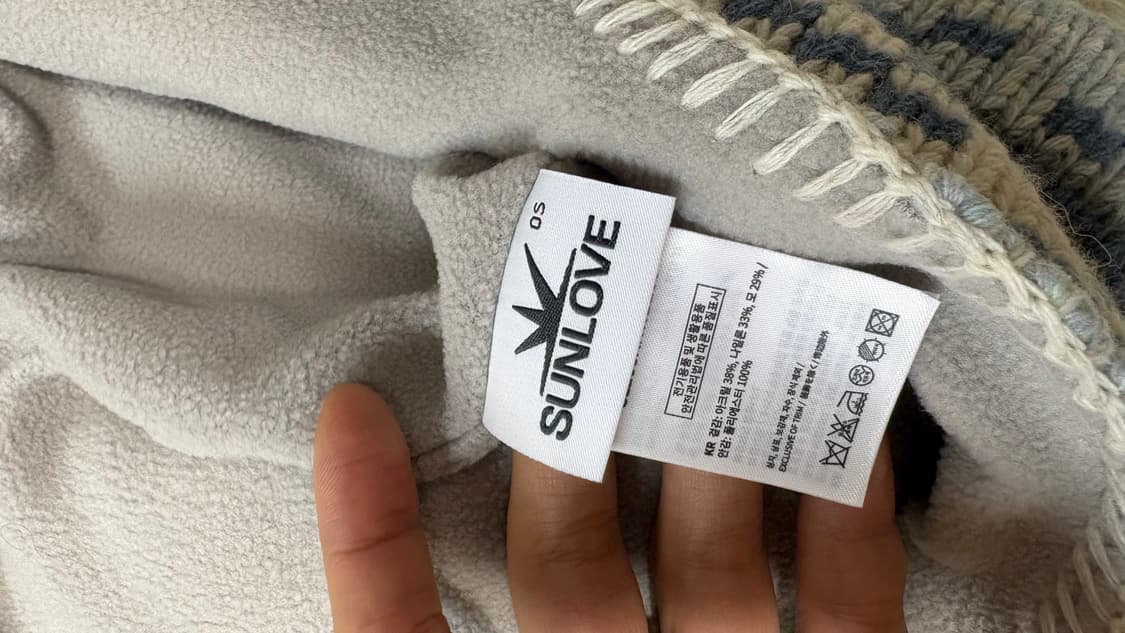 썬러브Tassel Beanie Blue 상품이미지3