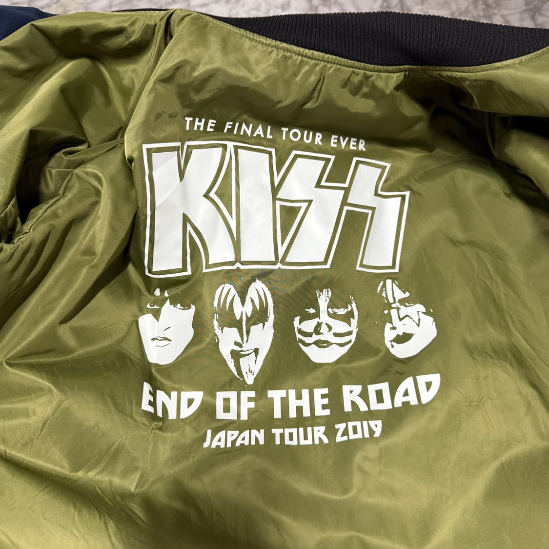 Kiss 2016 일본 투어 리버시블 멀티 프린팅 ma-1 봄버 자켓 상품이미지6