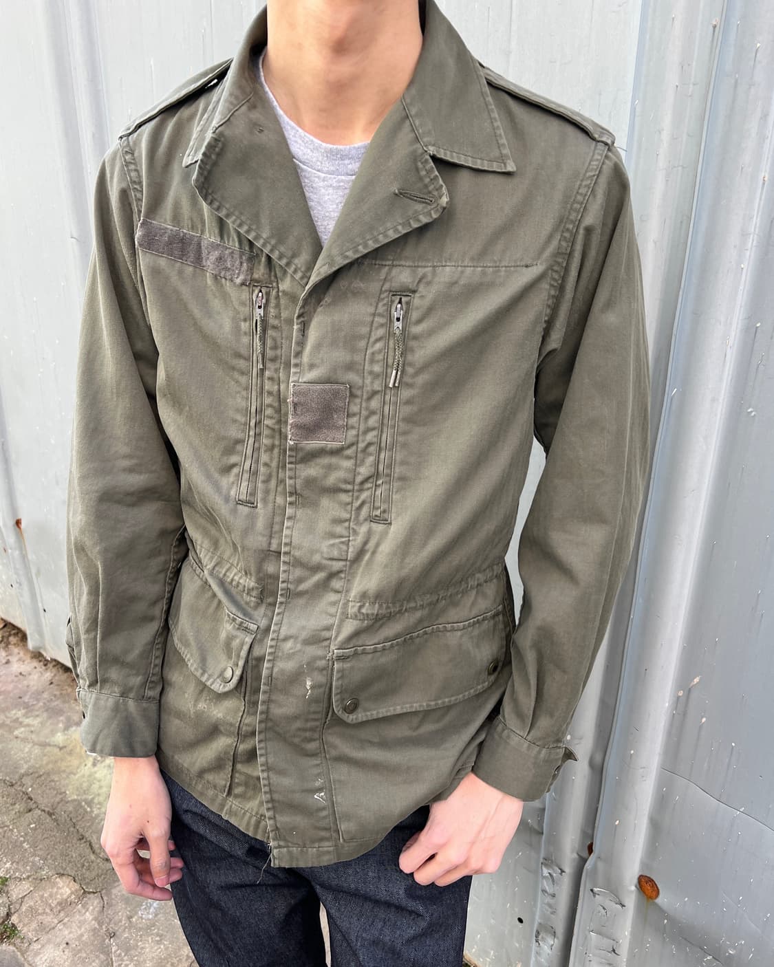 [S] 80s 프랑스군 필드자켓 상품이미지1