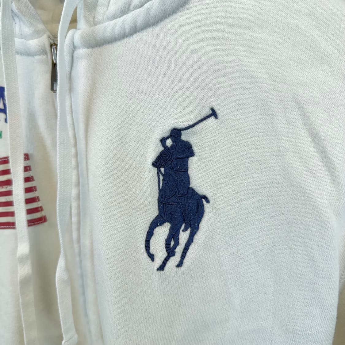 Polo]폴로 랄프로렌 성조기 후드집업 USA 후드집업 S 상품이미지5