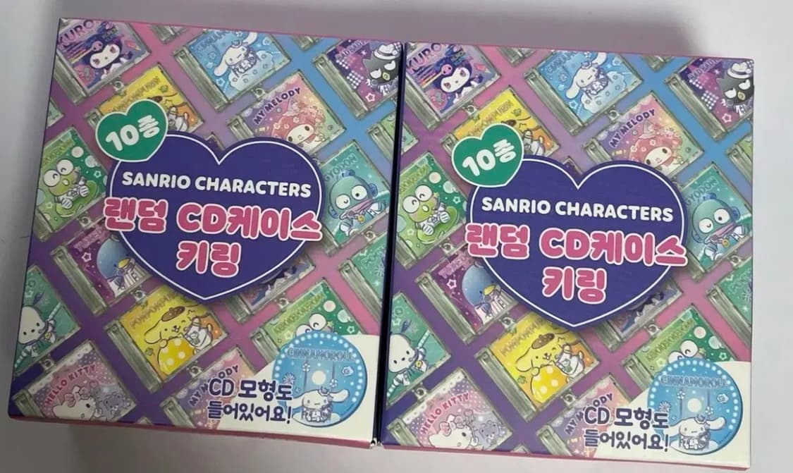 (새상품)산리오 랜덤 CD케이스 키링 상품이미지1