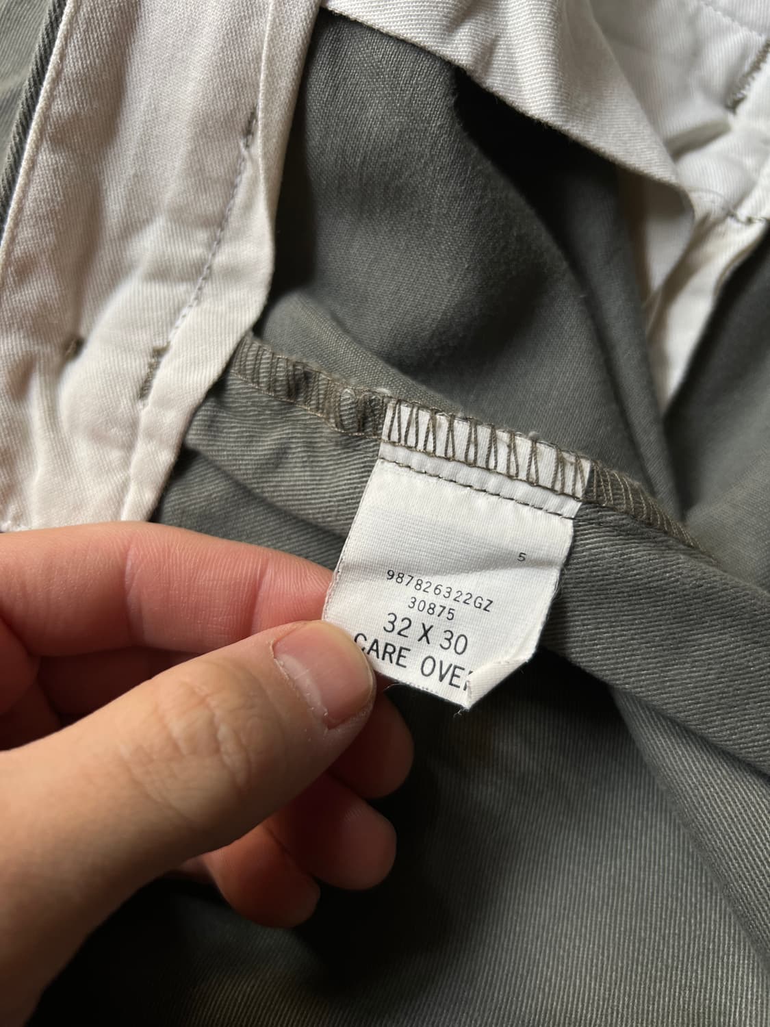 [32]90's 폴로 랄프로렌 Andrew 카키그레이 치노팬츠 상품이미지6