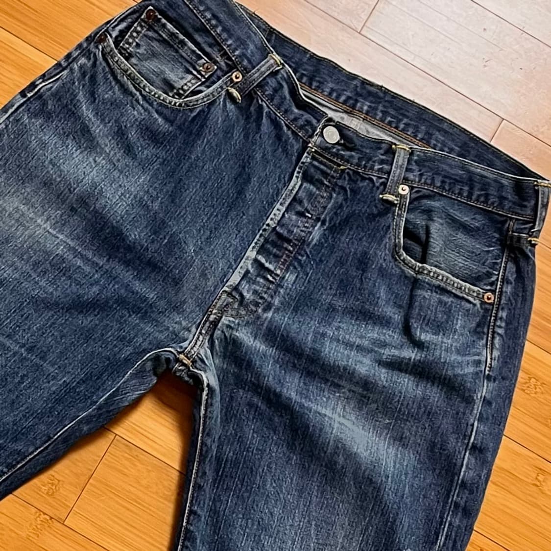 리바이스 501 블랭크탭 데님팬츠 W L 상품이미지3