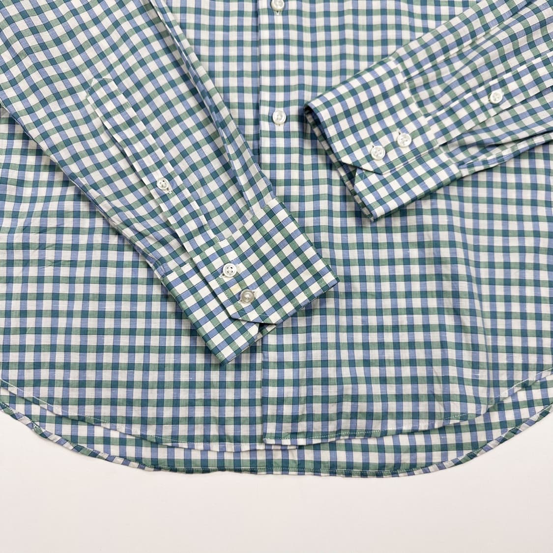 휴고보스 클래식 레귤러 핏 체크셔츠 (M) 상품이미지4