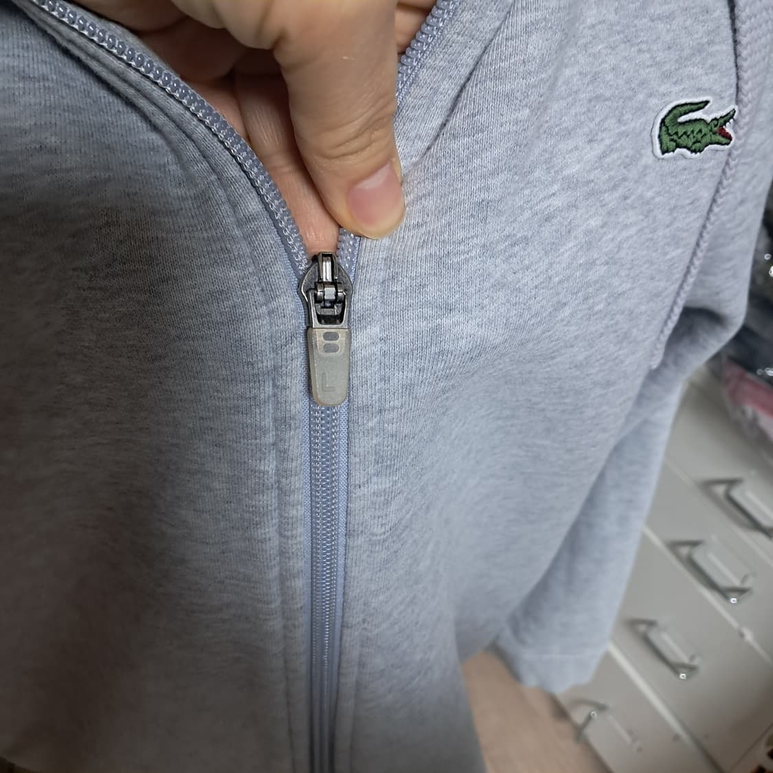 라코스테 스포츠 남성 기모 후드집업 XXL(상태상급) 상품이미지6