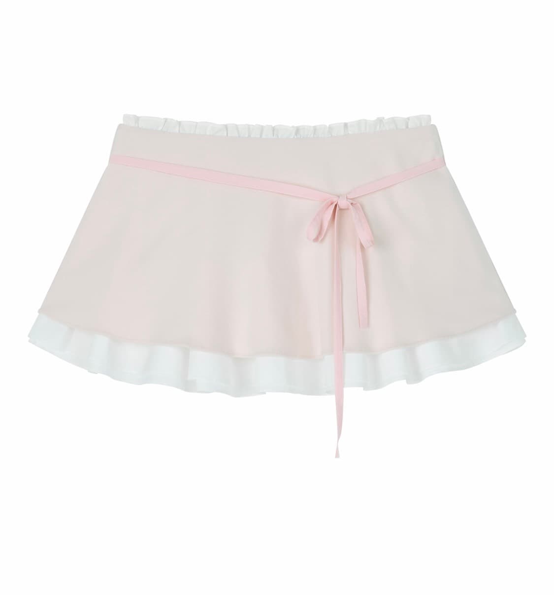 DRYROSE 레이어드 핑크 플레어 스커트 구해요 상품이미지1