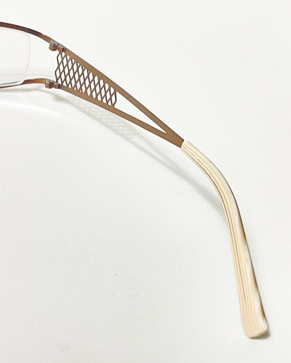 90s 일본제 Carmilar 스퀘어 빈티지 안경 상품이미지6