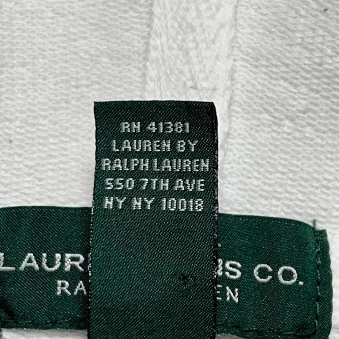 RALPH LAUREN 후드집업 화이트 M 상품이미지4
