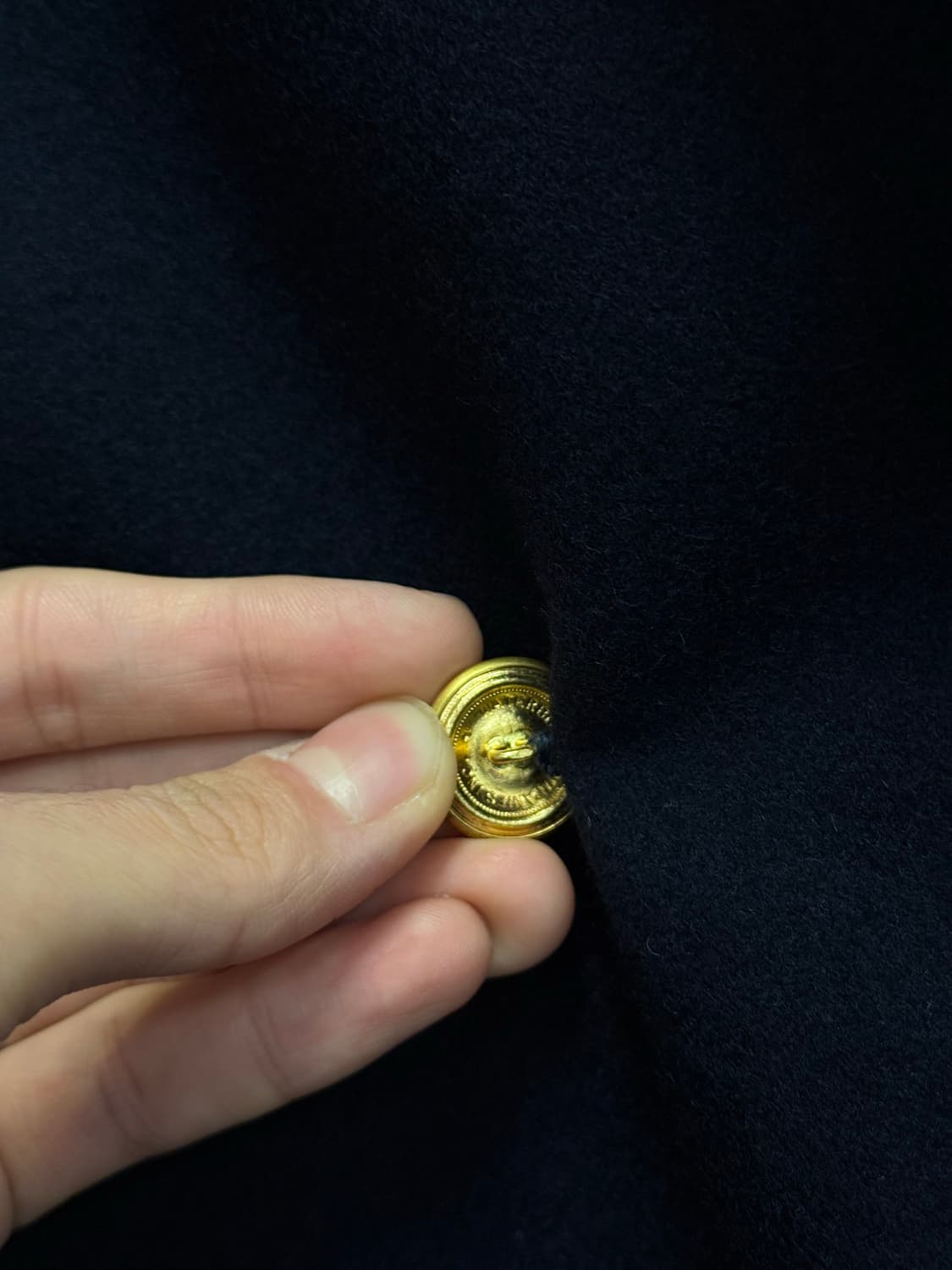 44) J.PRESS Double-Breasted Navy Wool Bl 상품이미지4