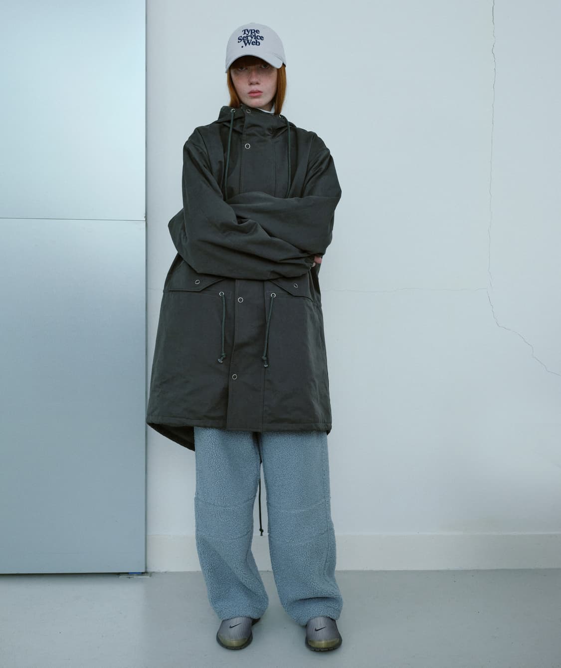 타입서비스 오버사이즈드 롱 점퍼 야상 상품이미지1