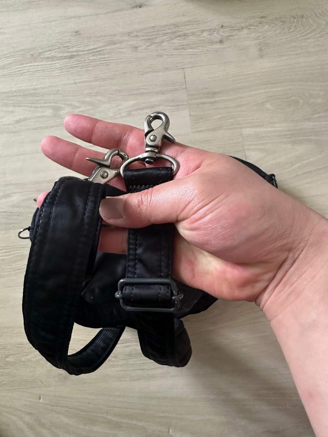 PORTER 요시다 포터 반달 숄더백 블랙 상품이미지6