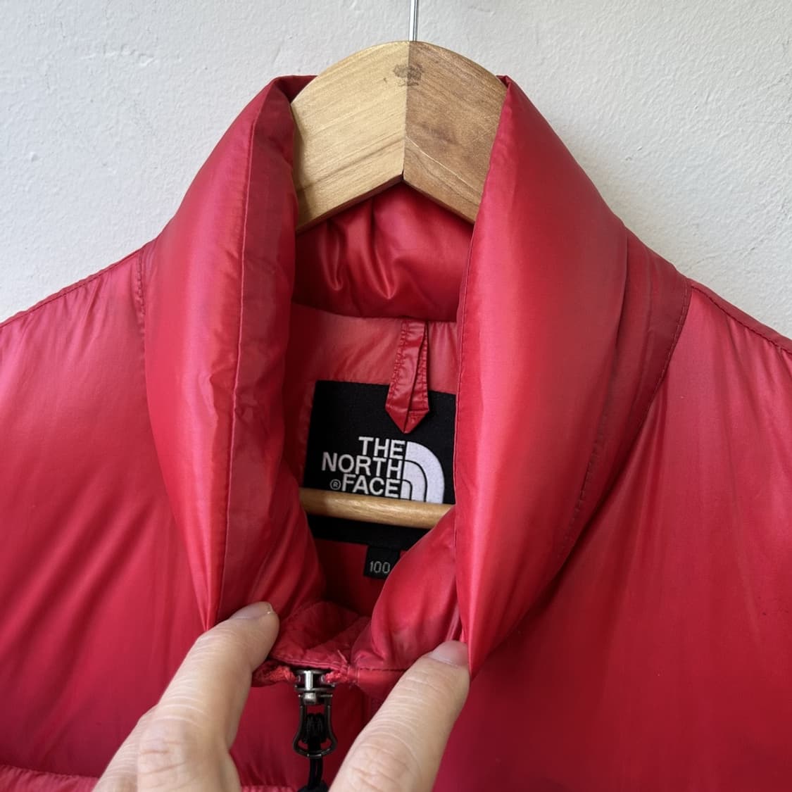 15813 - 노스페이스 700 구스다운 레드 패딩 상품이미지4