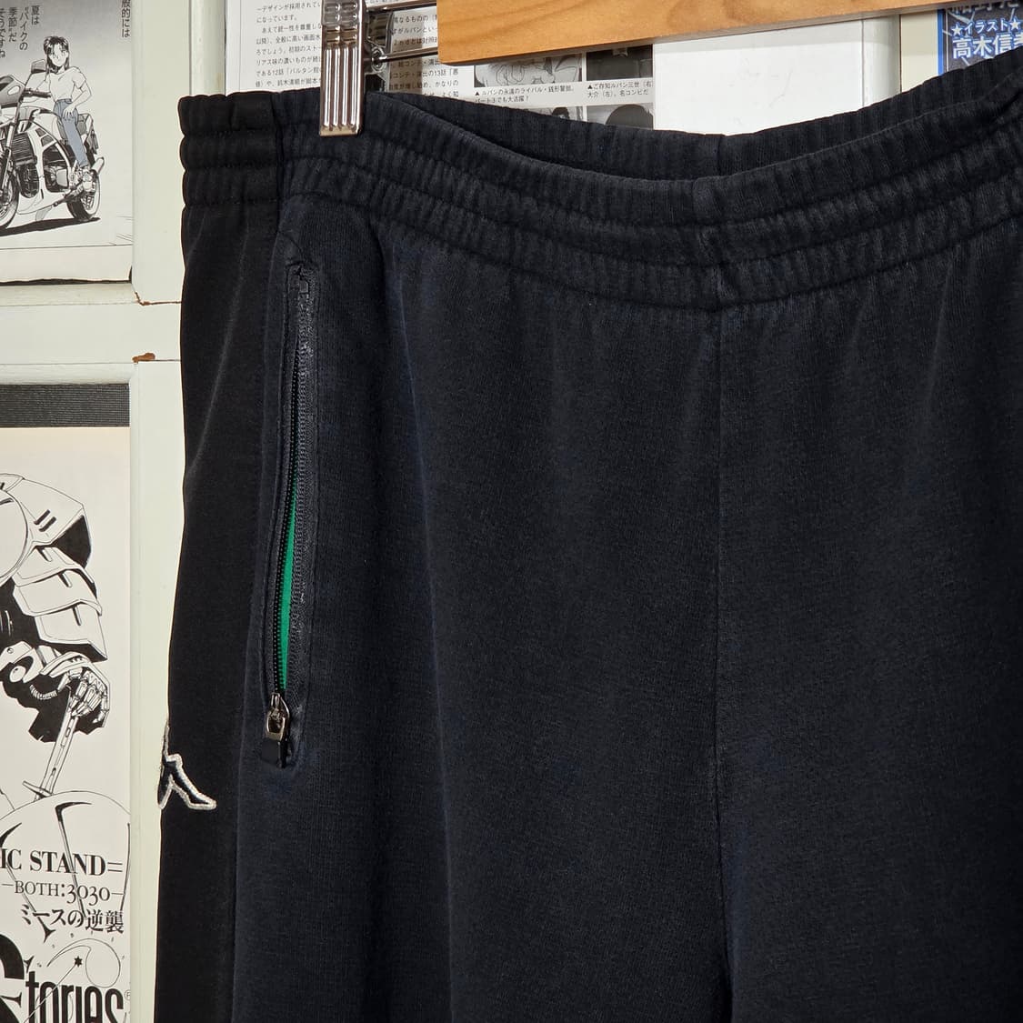 카파 네이비 코튼 와이드 트랙팬츠 상품이미지3