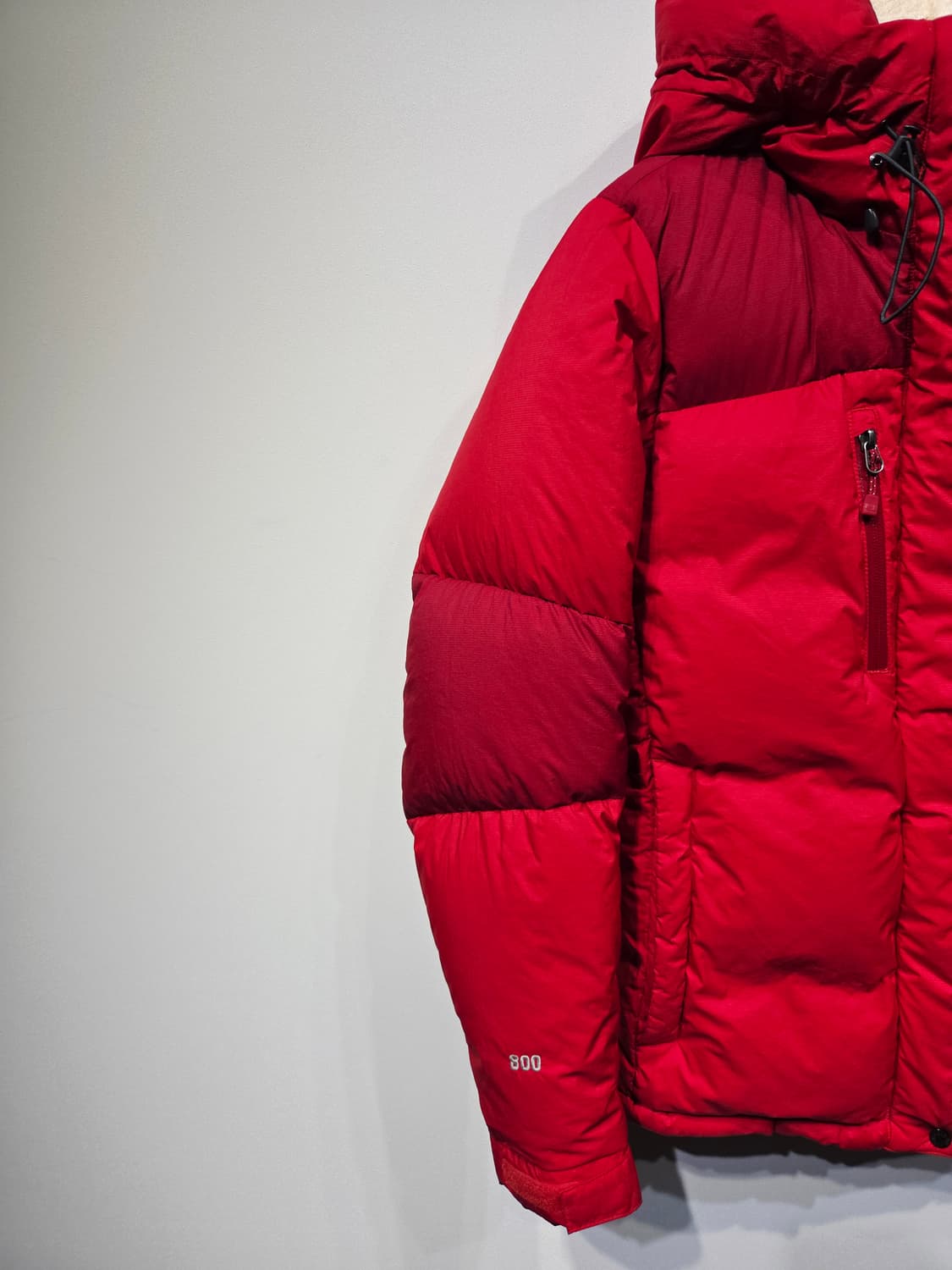 노스페이스 하이벤트 800필 구스다운 패딩 레드 상품이미지3
