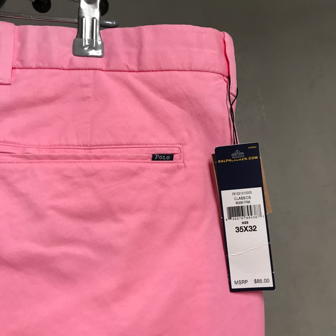 폴로 랄프로렌 핑크 치노 팬츠 새상품 35/32 상품이미지5