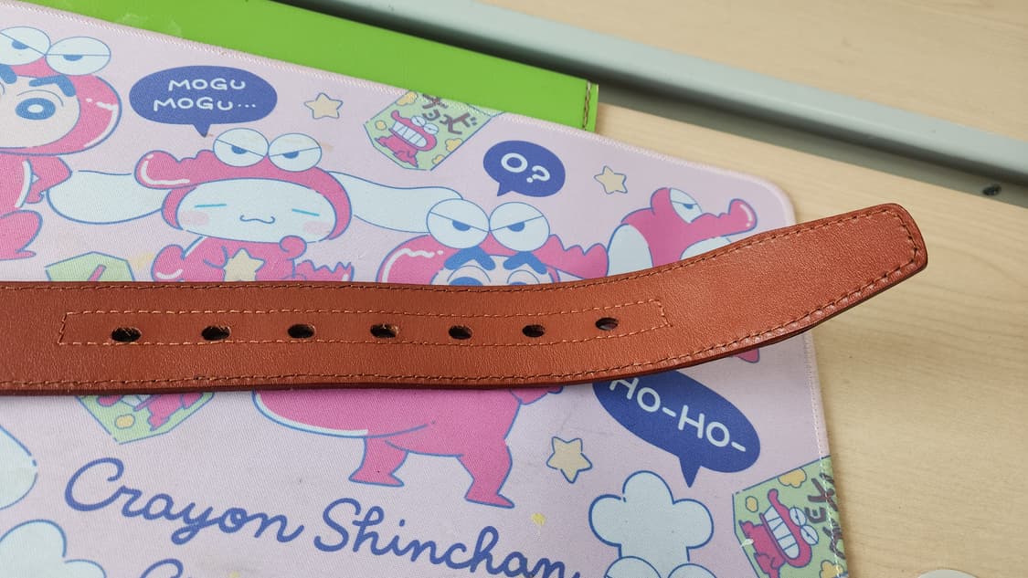 이태리 통가죽 위빙 벨트 브라운 상품이미지8