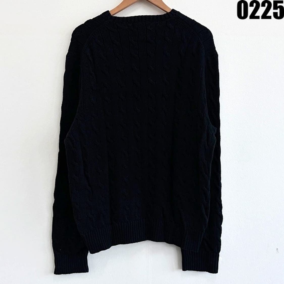 폴로 랄프로렌 꽈배기 케이블 니트 스웨터 XL 0225 상품이미지10
