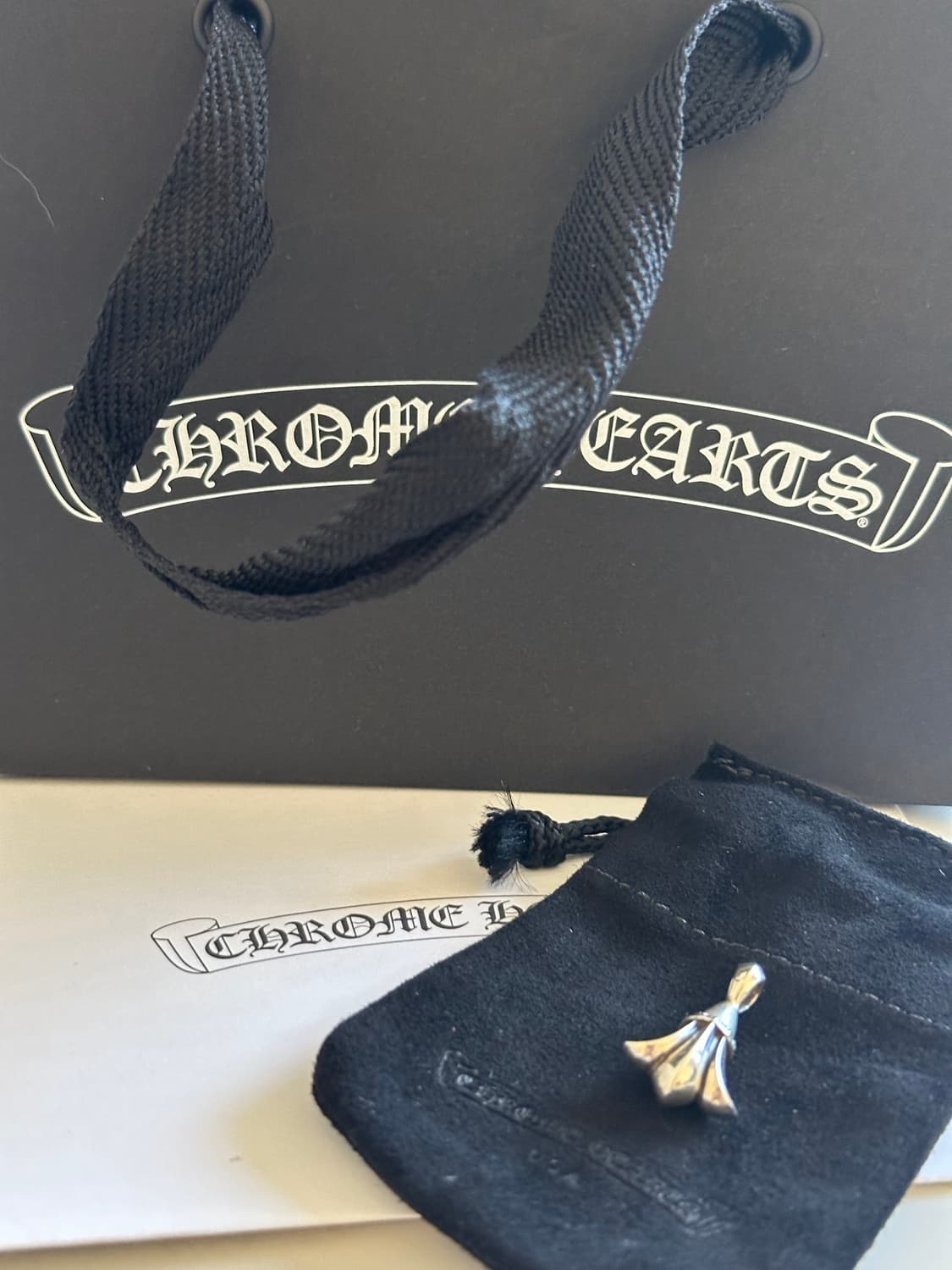 [OS] 크롬하츠 Chrome Hearts 크로스 테일 참 실버 팬던트 상품이미지2