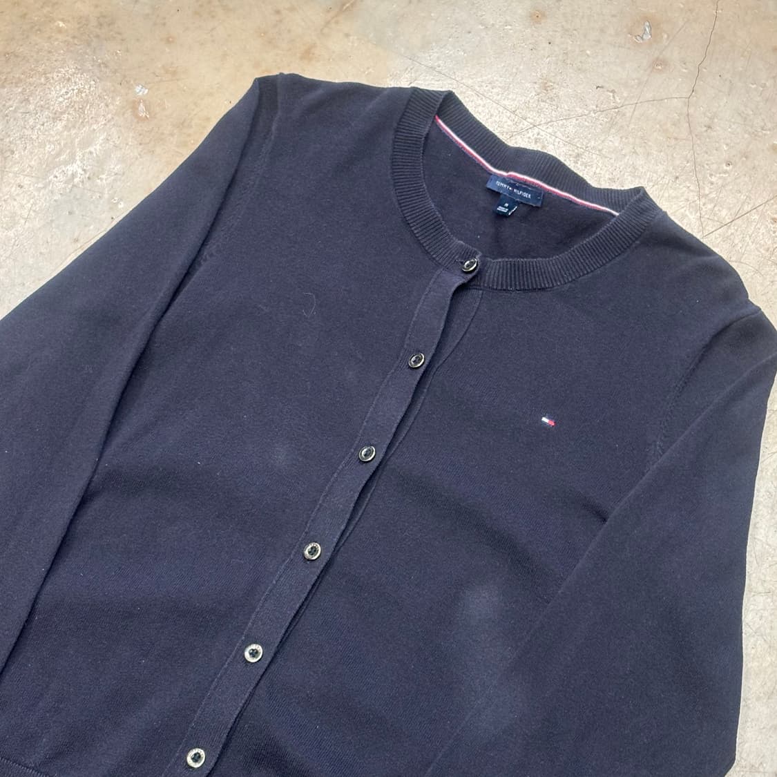 M 타미힐피거 여성용 블랙 가디건 상품이미지1