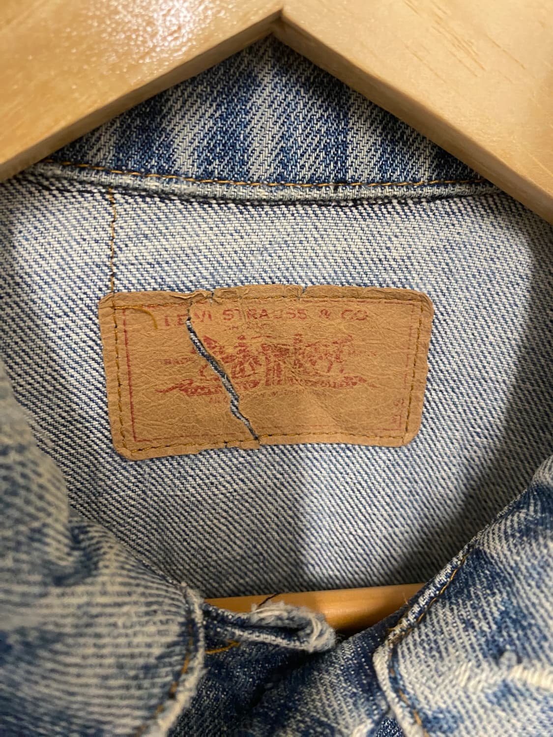 70s LEVI'S USA denim jacket 리바이스 70년대 데님 상품이미지7