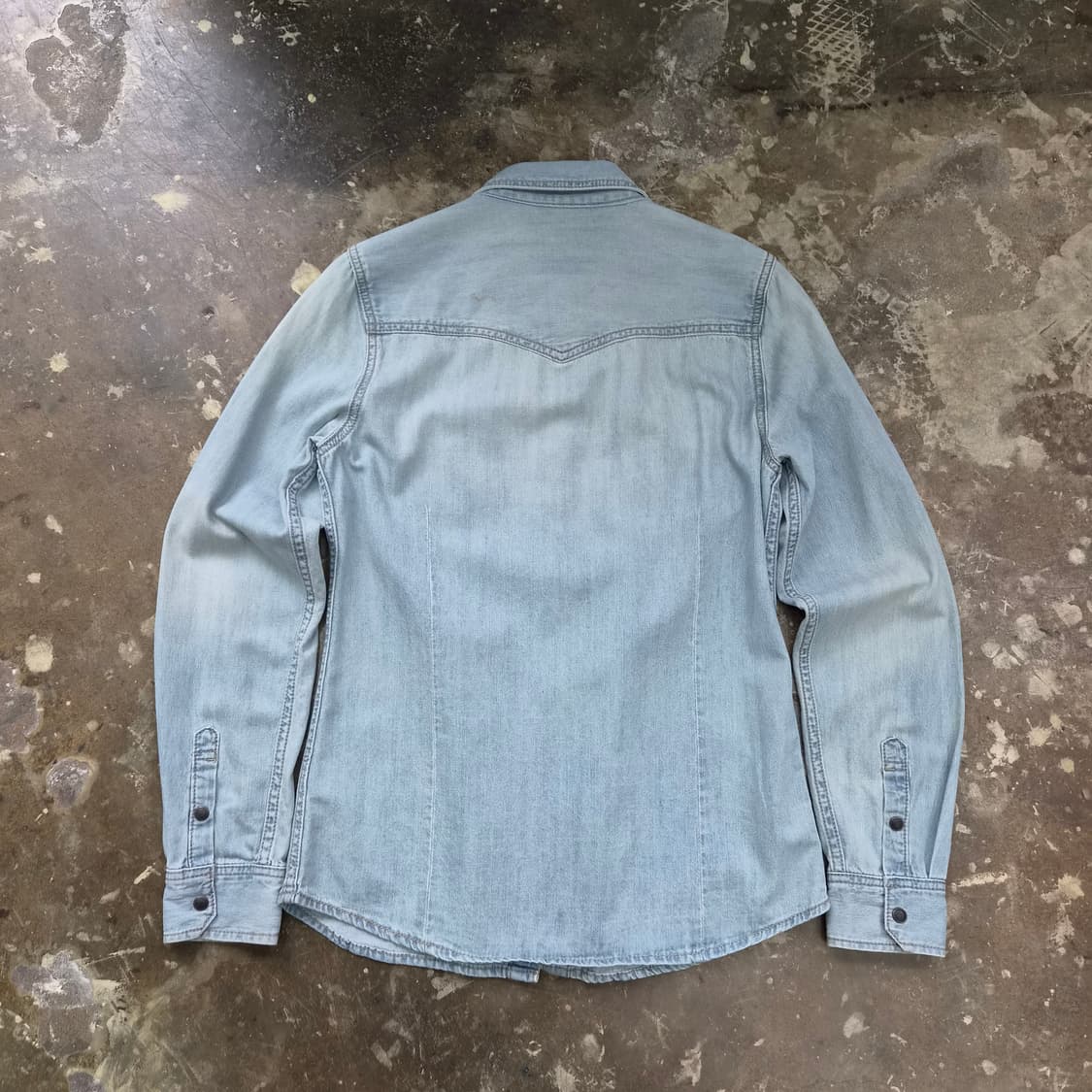 S) 디키즈 데님셔츠 청남방 웨스턴셔츠 아메카지 워크웨어 상품이미지5