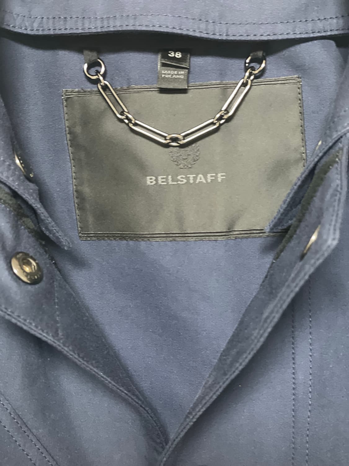 Belstaff 벨스타프 여성 네이비 후드 자켓 38 (55) 상품이미지4