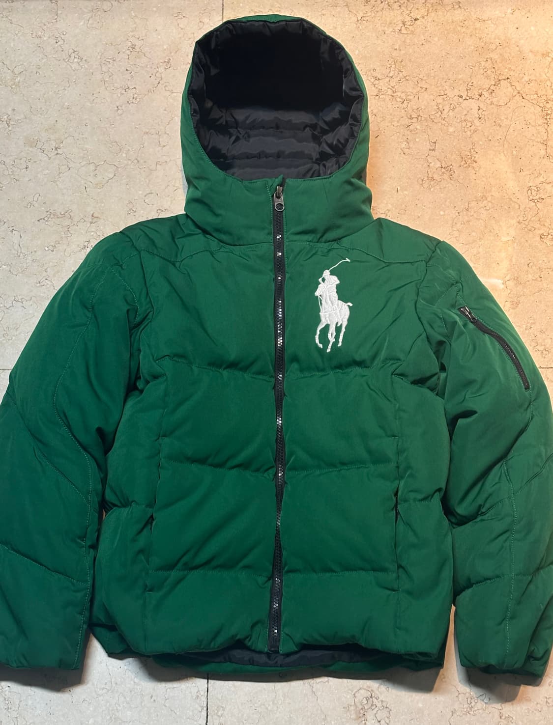 폴로 랄프로렌 빅포니 그린 패딩 상품이미지1