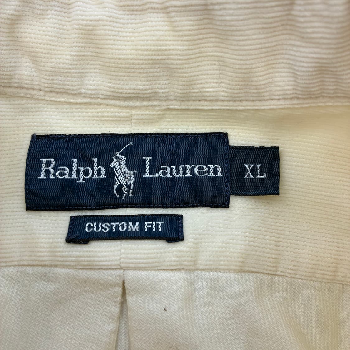 Polo  폴로 랄프로렌 자수 코튼 코듀로이 아이보리 셔츠  상품이미지4