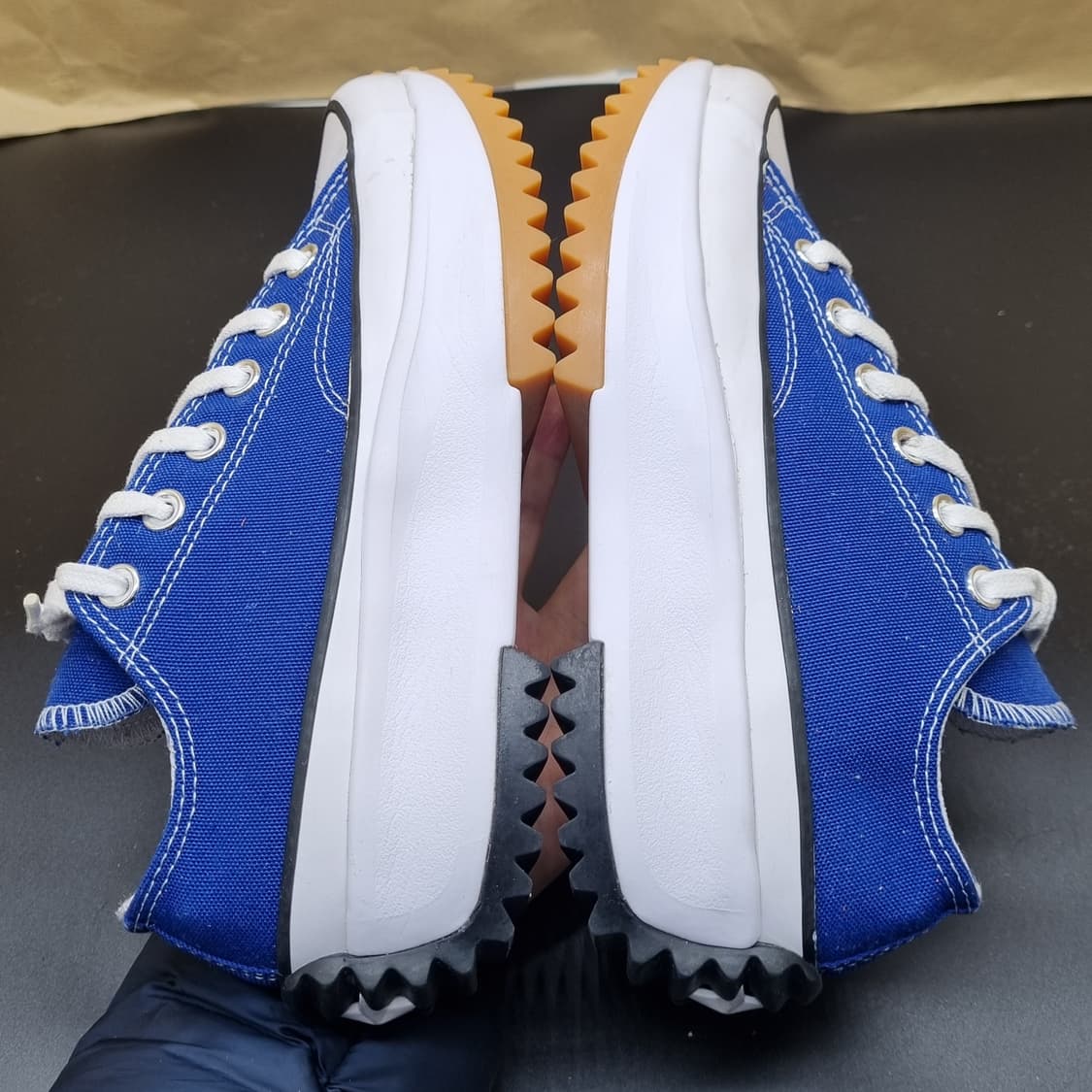 컨버스 런스타 하이크 블루 로우 스니커즈 230 상품이미지5