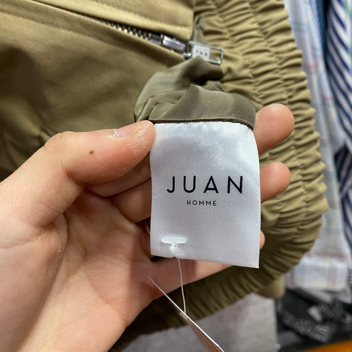 주앙옴므 코튼 블루종 베이직 자켓 B4286 상품이미지7