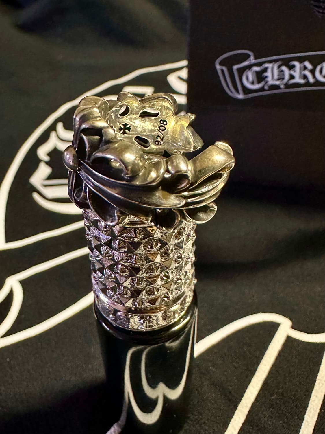 [US6.5] 크롬하츠 더블 플로랄링 상품이미지3