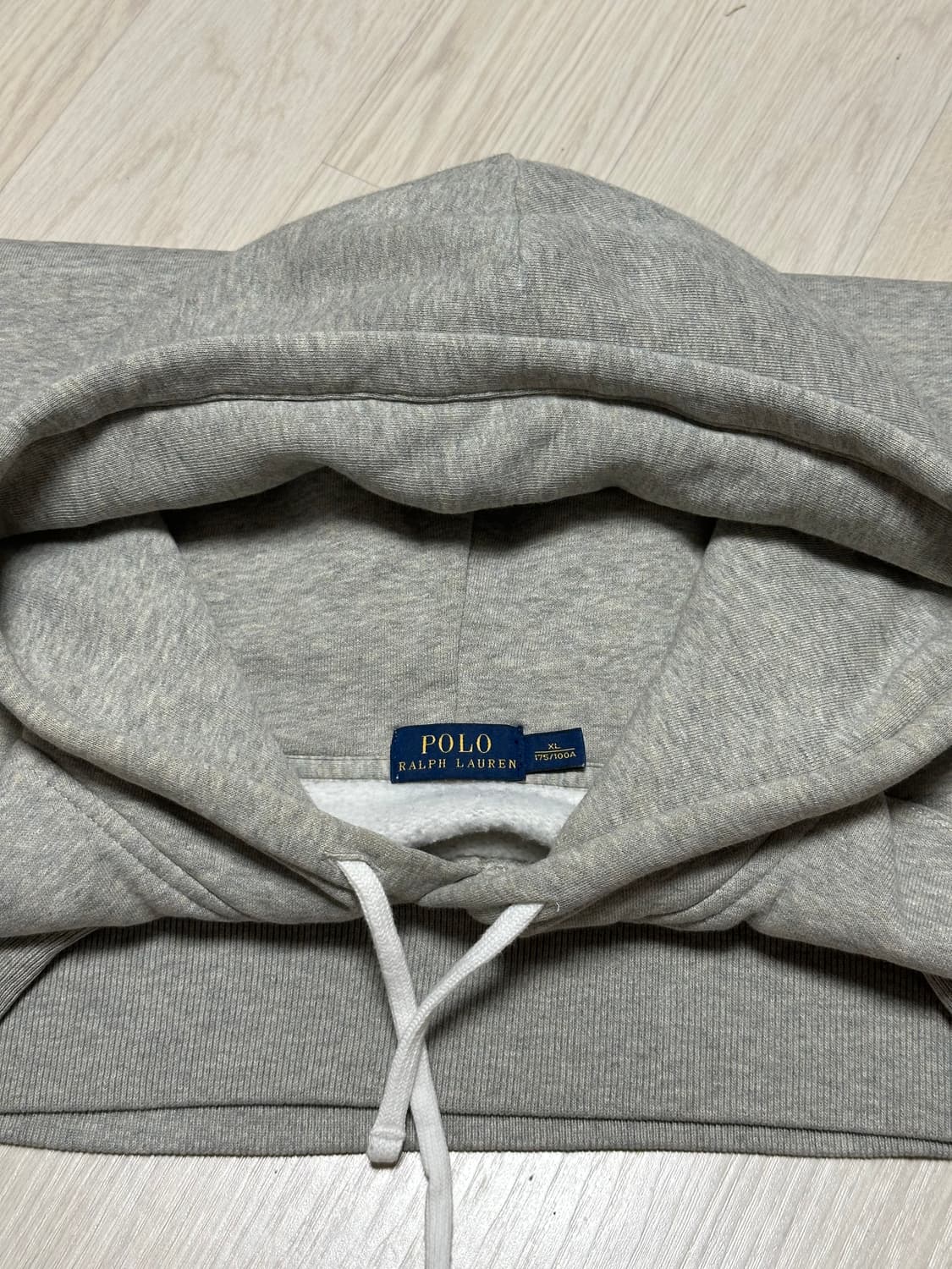 폴로 랄프로렌 신형 레드포니 플리스 후드티 그레이 상품이미지5